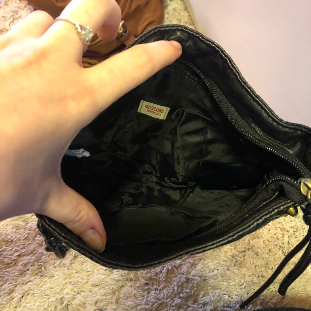 Black crossbody purse